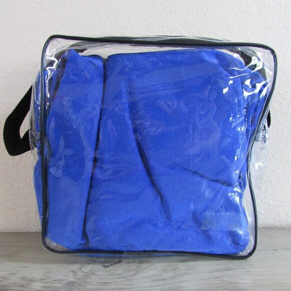 Weaver Small Equiskinz Lycra Hood Snug Fit Moisture Wicking Blue - Picture 3 of 3